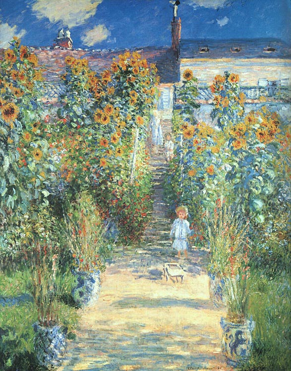 Claude Monet Artist s Garden at Vetheuil